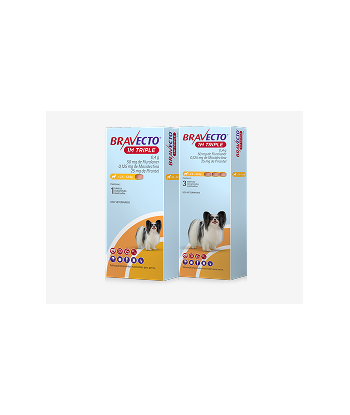 BRAVECTO 1 MES TRIPLE (2.5-...