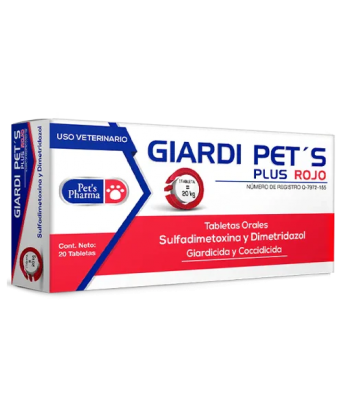 GIARDI PETS ROJO C/20 TABS