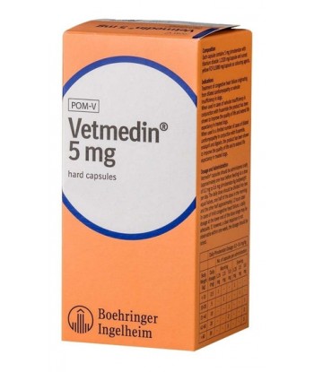 VETMEDIN 5 MG (100 CÁPSULAS)